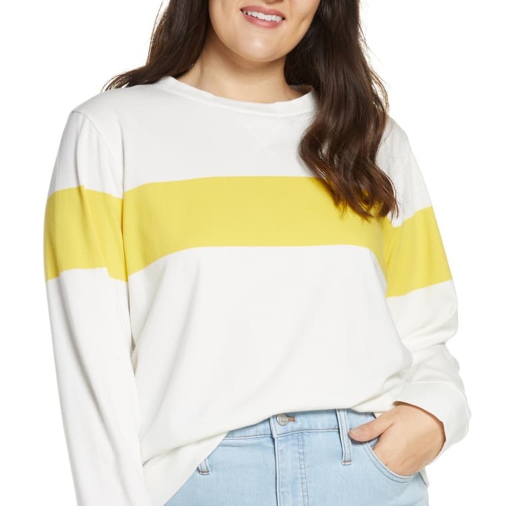 JCrew Colorblock Pullover Crewneck